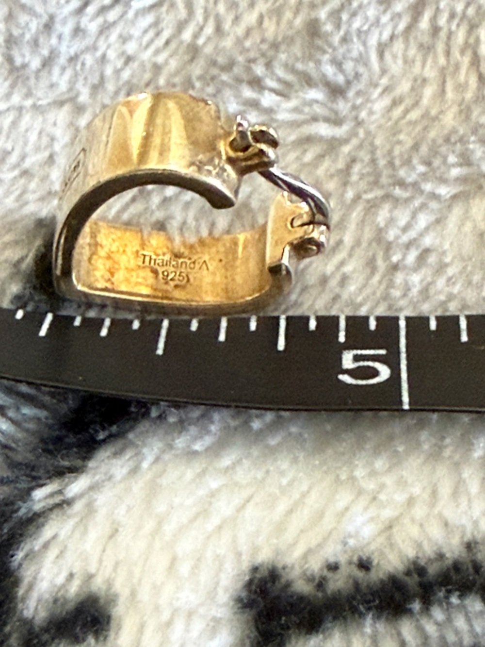 COACH Sterling Silver Heart Hoop and Crystal Accent Earring Set - Picture 4 of 6